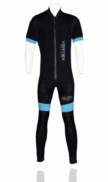 Freefly FLEX Summer skydiving suit. Custom freefly skydiving suits sold by Vertex sky sports UK