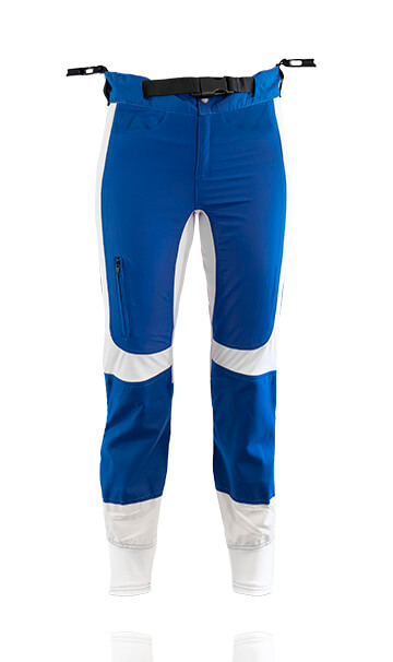 Photo of our freefly pants / trousers. These trousers have been specifically designed for professional skydiving instructors. Made by Vertex sky sports UK. 